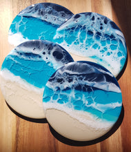 Beach Theme - Set of round coasters
