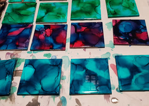 Mastering Alcohol Inks (3 hour workshop)